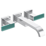Brizo - Siderna Two-Handle Wall Mount Tub Filler - Less Handles - Chrome