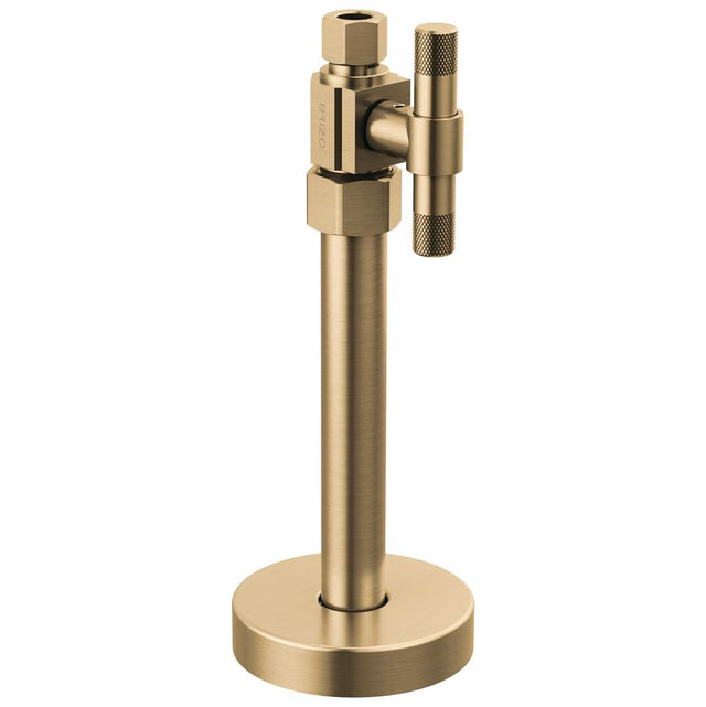 Brizo - Litze Straight Supply Stop Valve with Lever Handle - Luxe Gold