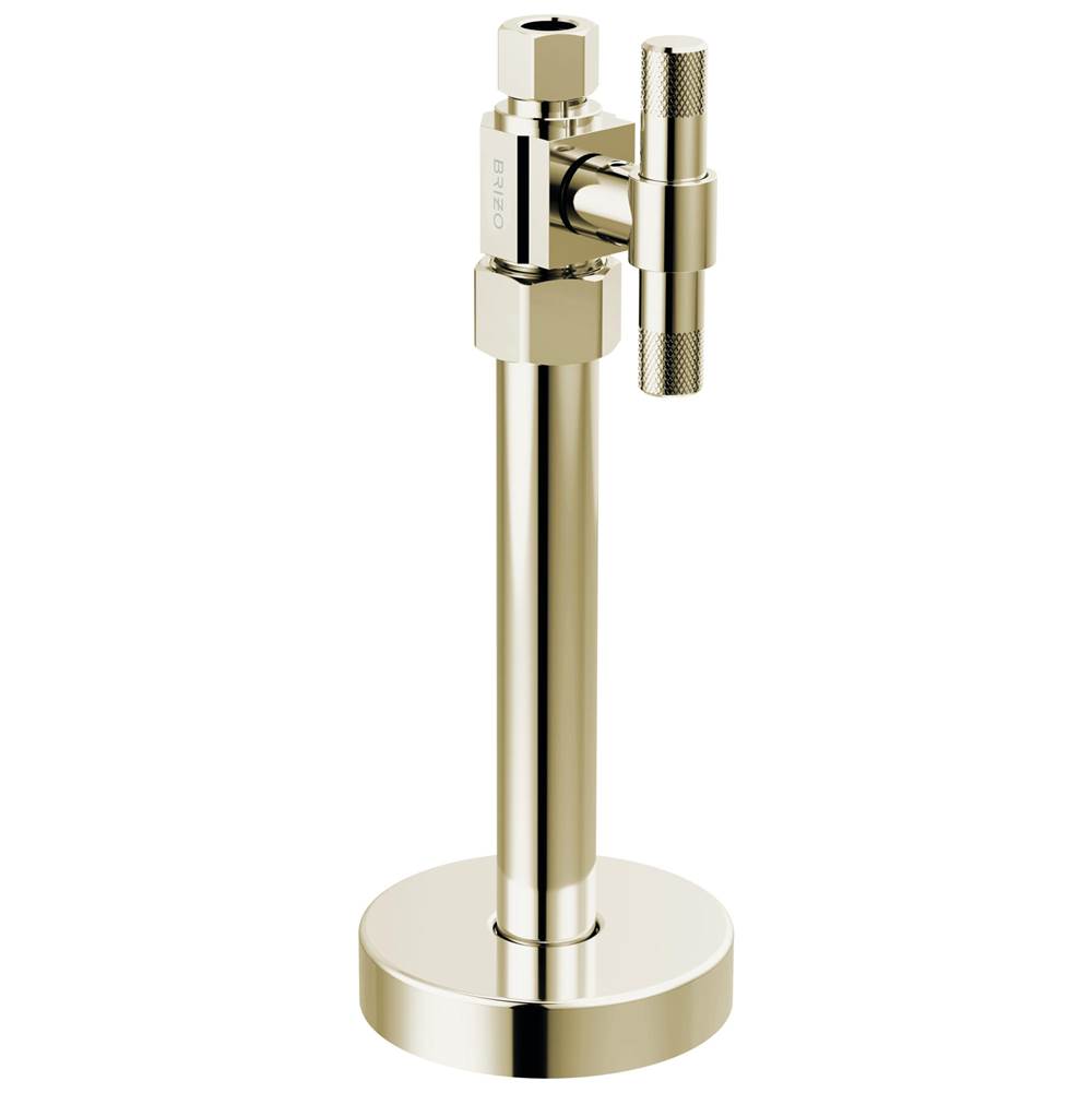 Brizo - Litze Straight Supply Stop Valve with Lever Handle - Polished Nickel