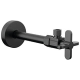 Brizo - Odin Angled Supply Stop Valve with Cross Handle - Matte Black