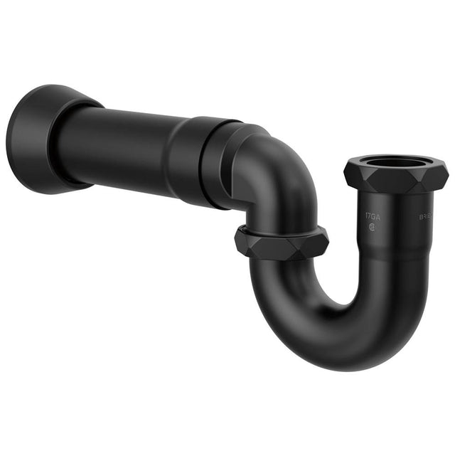 Brizo - Other 17-Gauge P-Trap with Flange - Matte Black