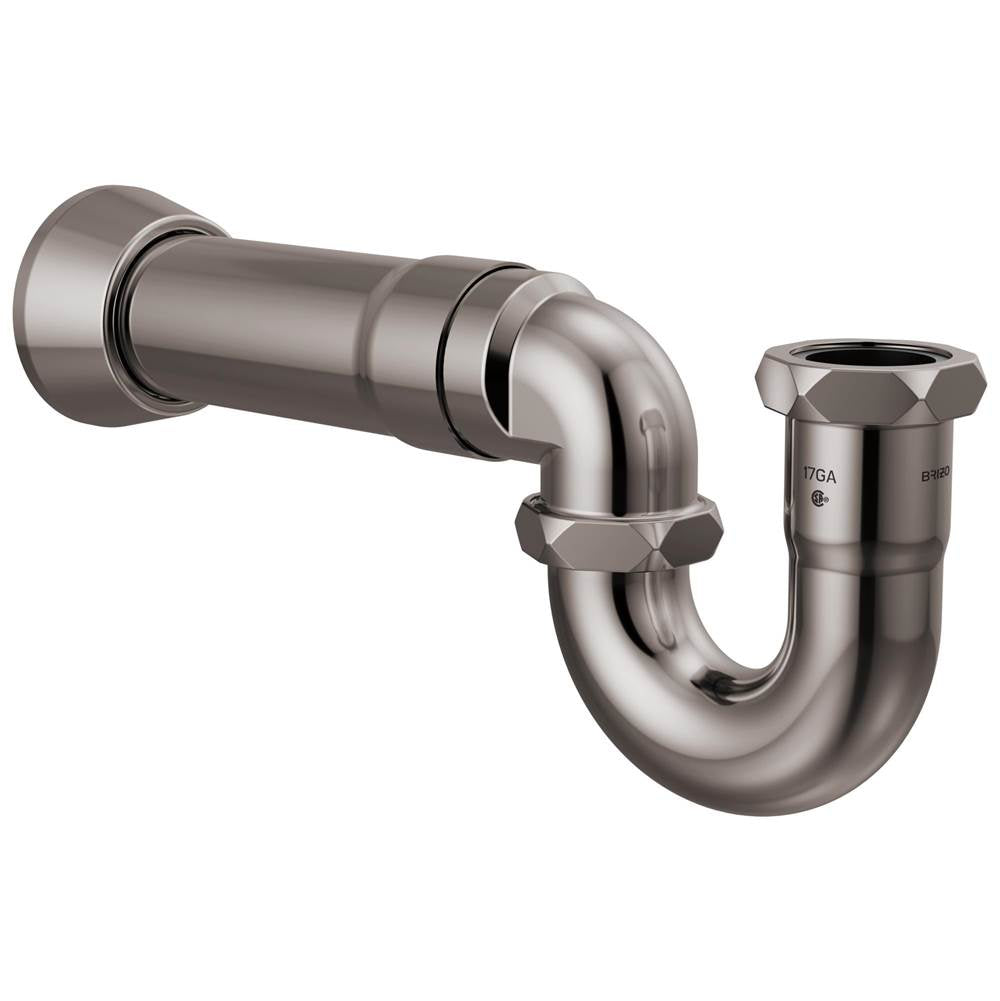 Brizo - Other 17-Gauge P-Trap with Flange - Brilliance Black Onyx