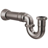 Brizo - Other 17-Gauge P-Trap with Flange - Brilliance Black Onyx