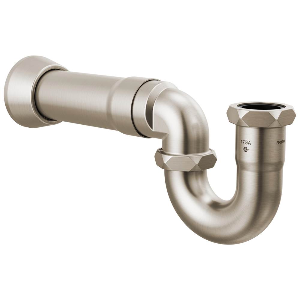 Brizo - Other 17-Gauge P-Trap with Flange - Luxe Nickel