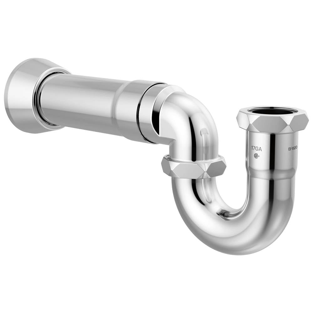 Brizo - Other 17-Gauge P-Trap with Flange - Chrome