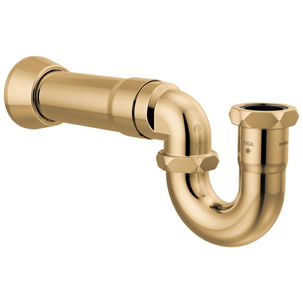 Brizo - Other 17-Gauge P-Trap with Flange - Polished Gold