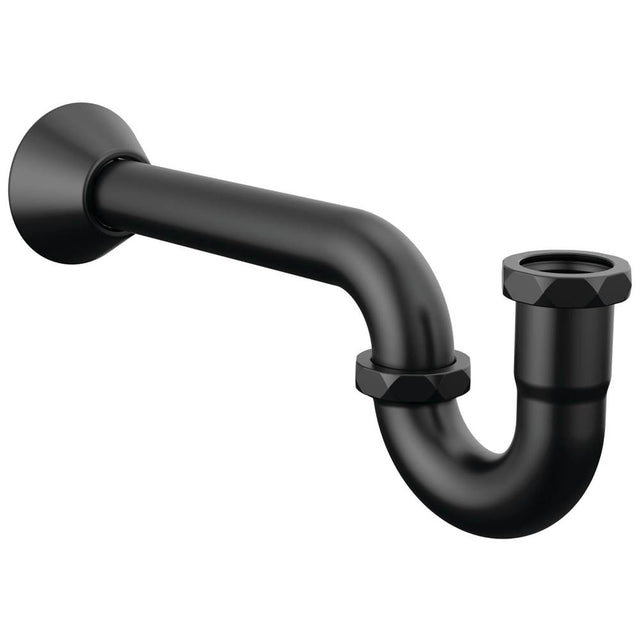 Brizo - Other 20-Gauge P-Trap with Flange - Matte Black