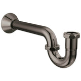 Brizo - Other 20-Gauge P-Trap with Flange - Brilliance Black Onyx