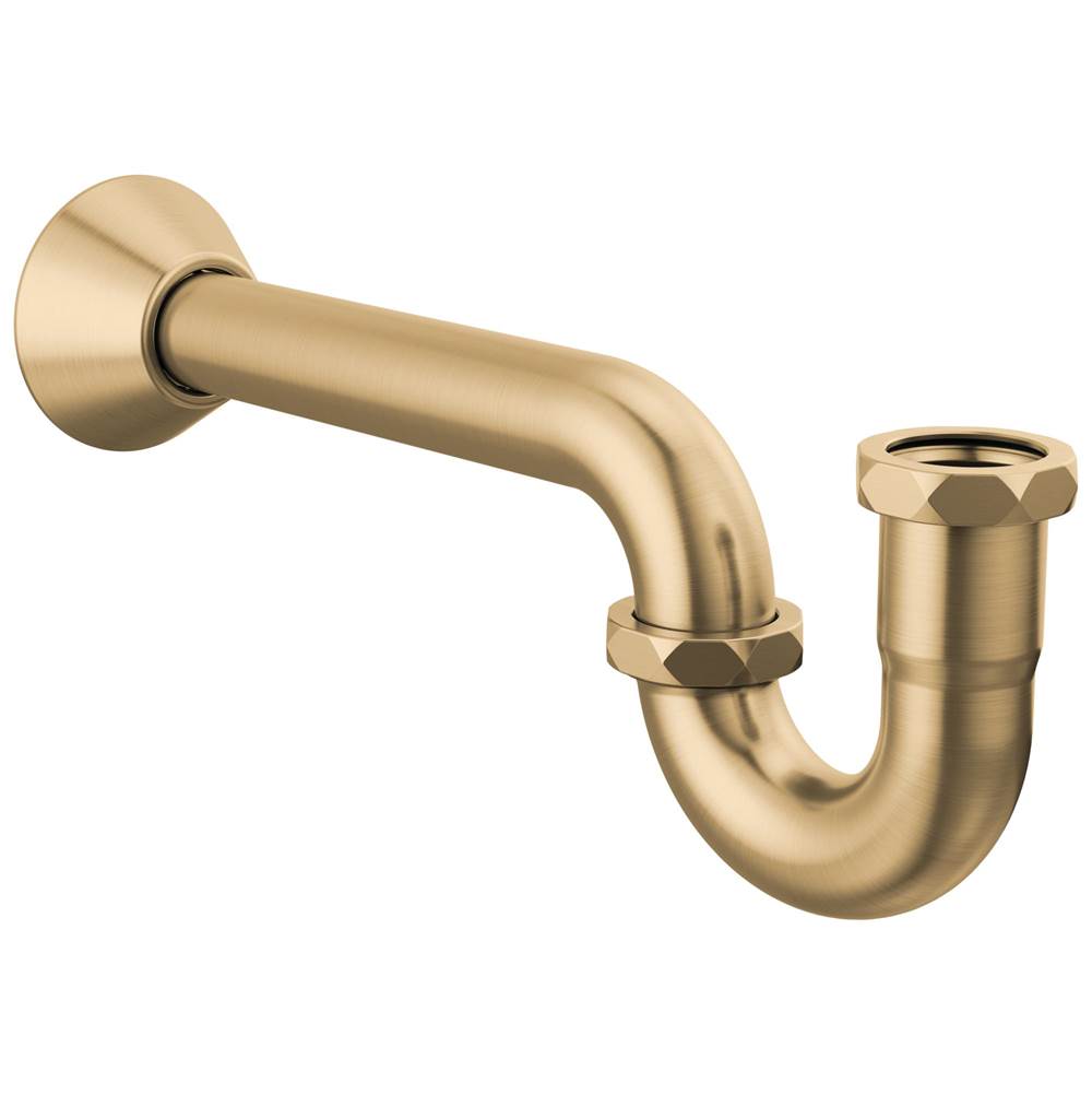 Brizo - Other 20-Gauge P-Trap with Flange - Luxe Gold