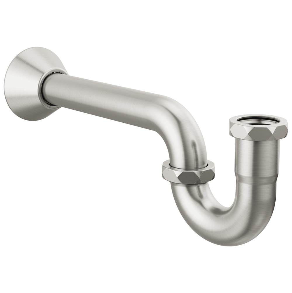 Brizo - Other 20-Gauge P-Trap with Flange - Luxe Nickel