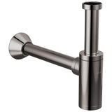 Brizo - Other Bottle Trap with Flange - Brilliance Black Onyx