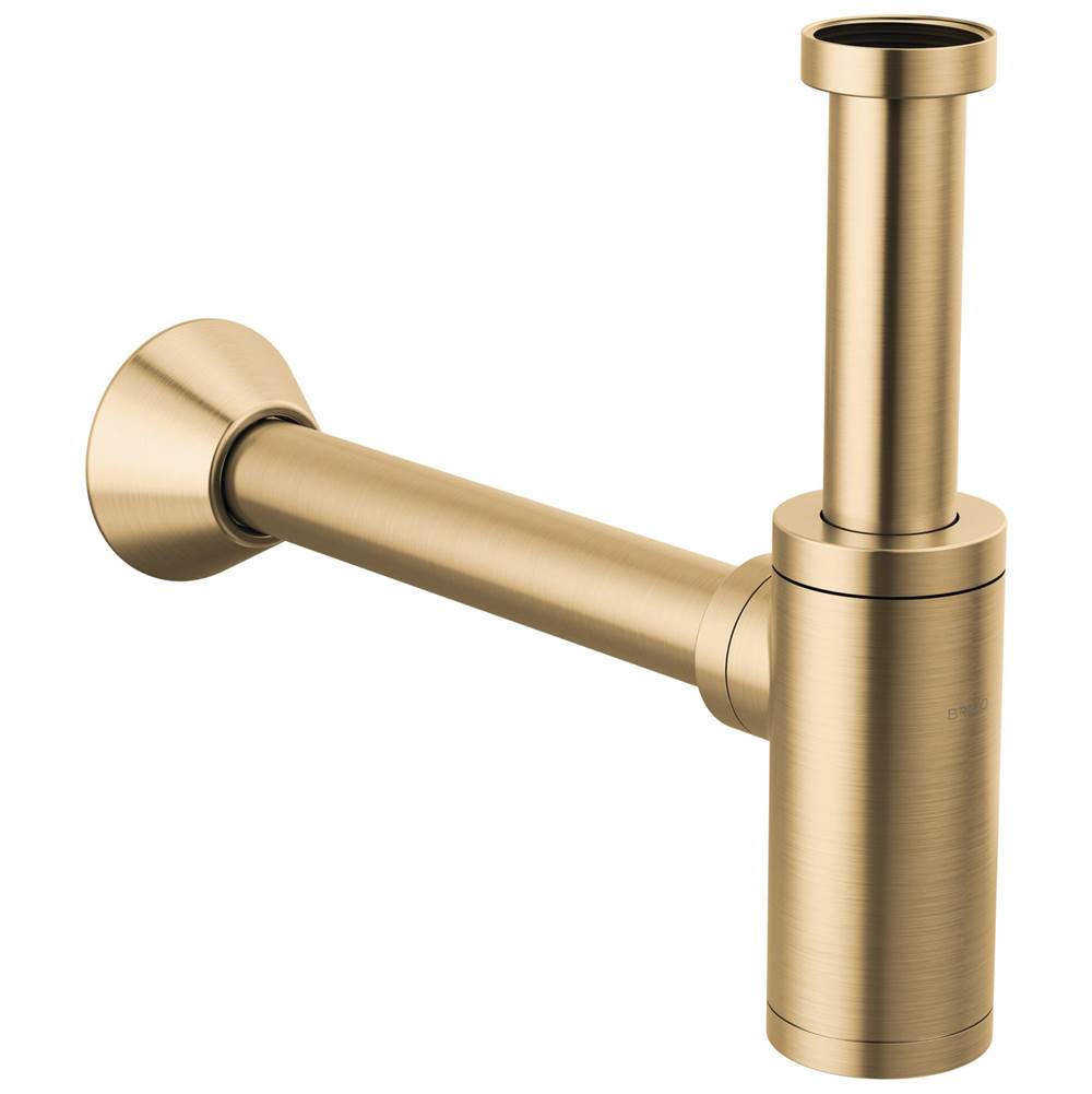 Brizo - Other Bottle Trap with Flange - Luxe Gold