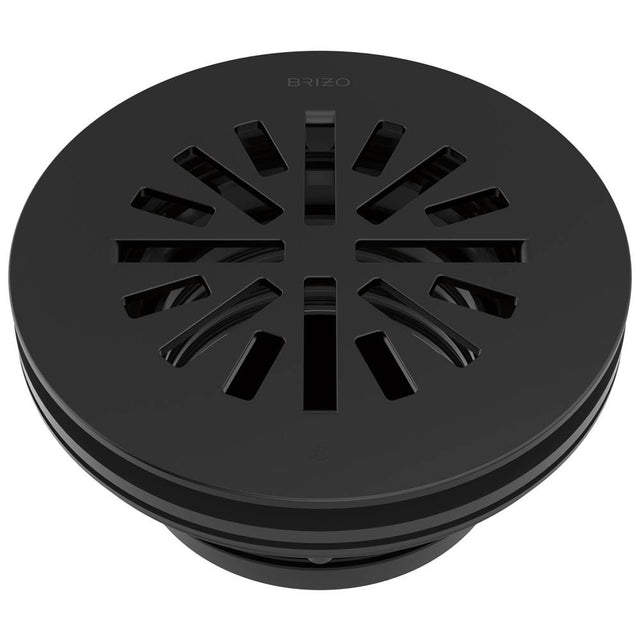 Brizo - Other 4'' Prefab Round Shower Drain - Matte Black