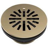 Brizo - Other 4'' Prefab Round Shower Drain - Luxe Gold