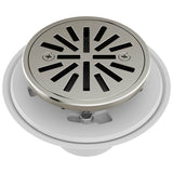 Brizo - Other 4'' Tile-In Round Shower Drain - Brushed Nickel