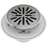 Brizo - Other 4'' Tile-In Round Shower Drain - Luxe Nickel