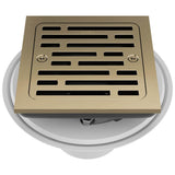 Brizo - Other 4'' Tile-In Square Shower Drain - Luxe Gold