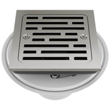 Brizo - Other 4'' Tile-In Square Shower Drain - Luxe Nickel