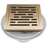 Brizo - Other 4'' Tile-In Square Shower Drain - Polished Gold