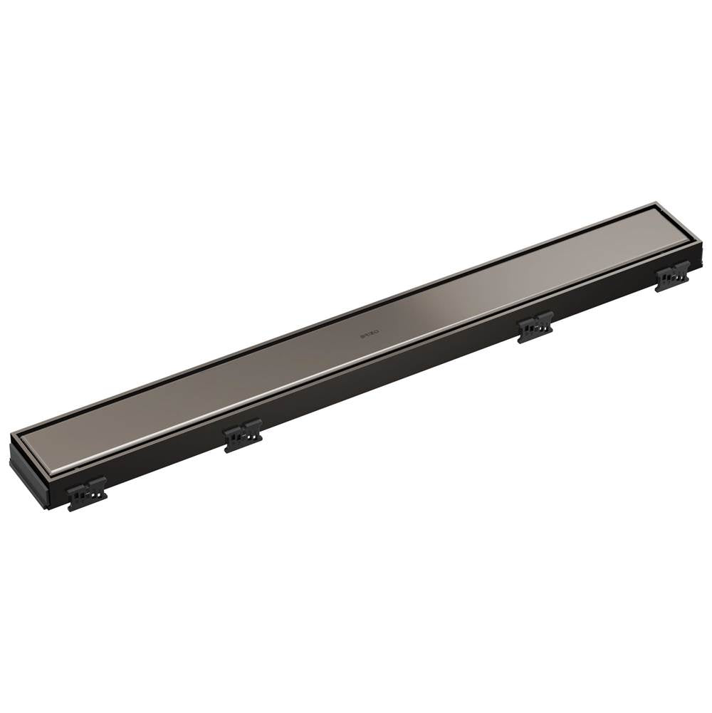 Brizo - Other 24'' Reversible Linear Shower Drain - Brilliance Black Onyx