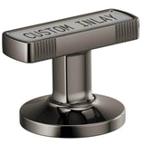Brizo - Kintsu Widespread Lavatory Knob with Custom Inlay Handle Kit - Brilliance Black Onyx
