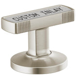Brizo - Kintsu Widespread Lavatory Knob with Custom Inlay Handle Kit - Luxe Nickel