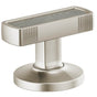 Brizo - Kintsu Widespread Lavatory Knob with Concrete Inlay Handle Kit - Luxe Nickel