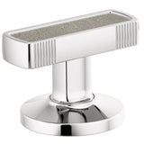 Brizo - Kintsu Widespread Lavatory Knob with Concrete Inlay Handle Kit - Chrome