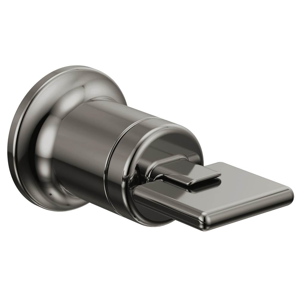 Brizo - AllariaE Two-Hole, Single-Handle Wall Mount Lavatory Faucet Knob Handle Kit - Brilliance Black Onyx