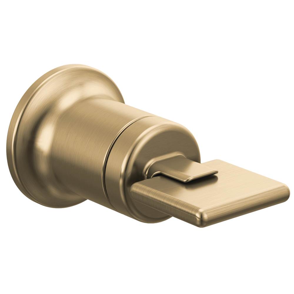 Brizo - AllariaE Two-Hole, Single-Handle Wall Mount Lavatory Faucet Knob Handle Kit - Luxe Gold