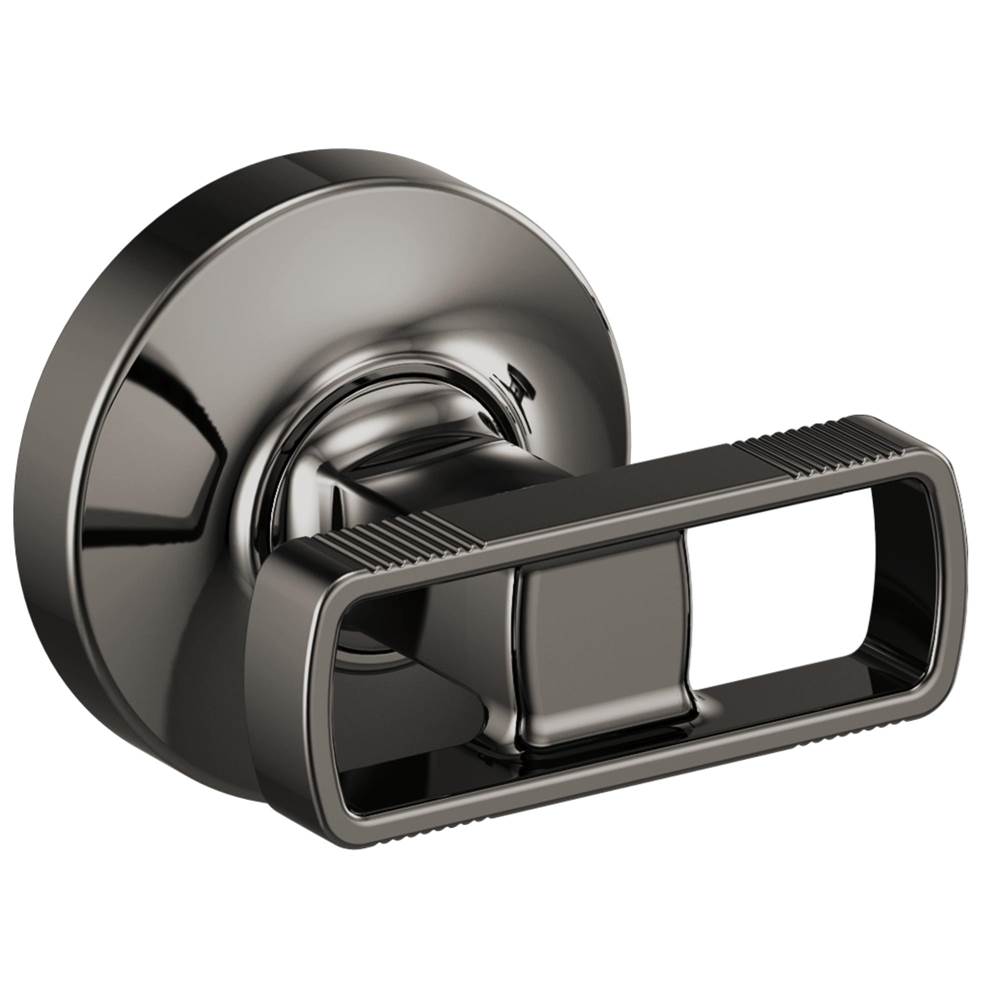 Brizo - Kintsu Two-Handle Wall Mount Tub Filler Knob Handle Kit - Brilliance Black Onyx