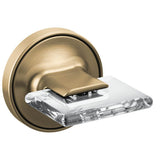 Brizo - AllariaE Two-Handle Wall Mount Tub Filler Knob Handle Kit - Luxe Gold  With  Clear Acrylic