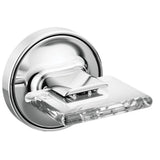 Brizo - AllariaE Two-Handle Wall Mount Tub Filler Knob Handle Kit - Polished Chrome  With  Clear Acrylic
