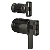 Brizo - Kintsu TempAssure Thermostatic Valve with Diverter Trim Knob Handle Kit - Brilliance Black Onyx