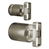 Brizo - Kintsu Pressure Balance Valve with Integrated Diverter Trim Knob Handle Kit - Luxe Nickel