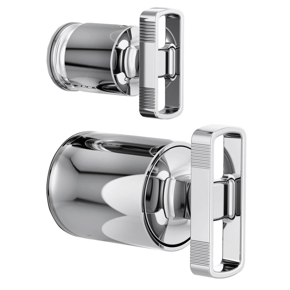 Brizo - Kintsu Pressure Balance Valve with Integrated Diverter Trim Knob Handle Kit - Chrome