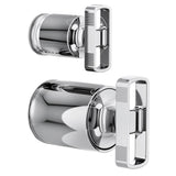 Brizo - Kintsu Pressure Balance Valve with Integrated Diverter Trim Knob Handle Kit - Chrome