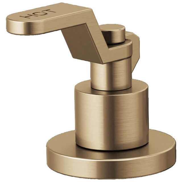 Brizo - Litze Widespread Lavatory Industrial Lever Handle Kit - Luxe Gold