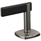 Brizo - AllariaE Widespread Lavatory Lever Handle Kit - Brilliance Black Onyx  With  Matte Black