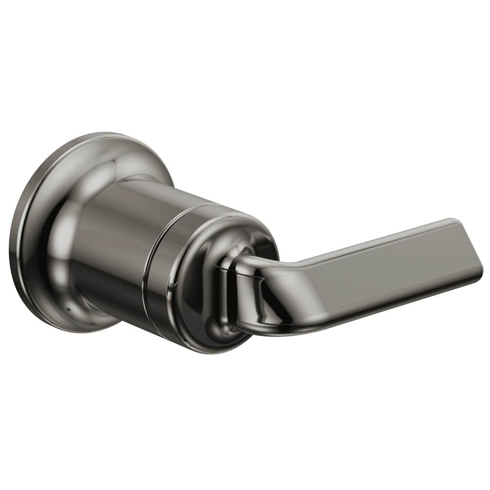 Brizo - AllariaE Two-Hole, Single-Handle Wall Mount Lavatory Faucet Twist Handle Kit - Brilliance Black Onyx