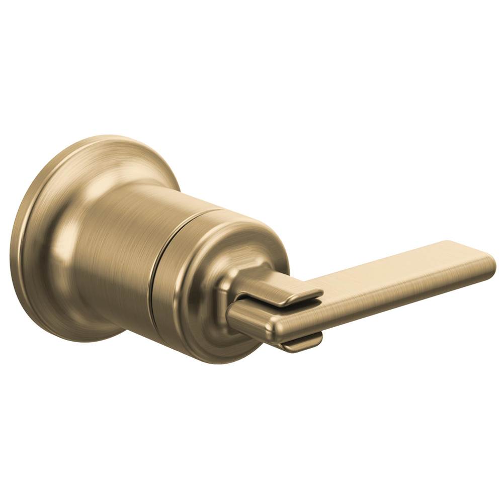 Brizo - AllariaE Two-Hole, Single-Handle Wall Mount Lavatory Faucet Lever Handle Kit - Luxe Gold
