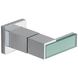 Brizo - Siderna Wall Mount Lavatory Green Glass Lever Handle Kit - Chrome
