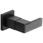 Brizo - Siderna Wall Mount Lavatory Solar Gray Glass Lever Handle Kit - Matte Black