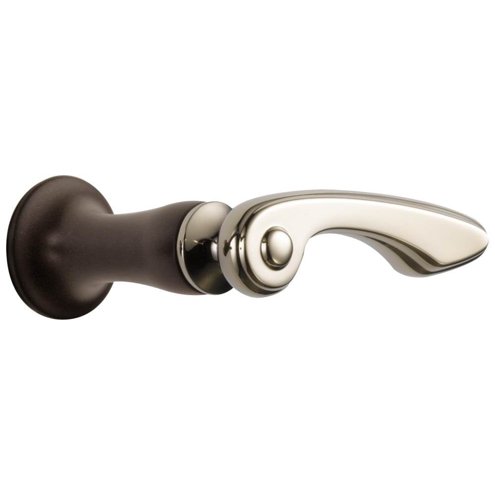 Brizo - Charlotte Wall Mount Lavatory Lever Handle Kit - Cocoa Bronze  With  Polished Nickel