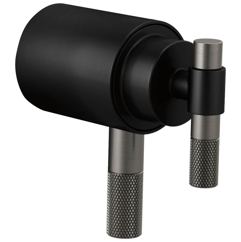 Brizo - Litze Tempassure Thermostatic Trim Handle Kit - T-Lever - Matte Black With Luxe Steel