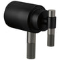 Brizo - Litze Tempassure Thermostatic Trim Handle Kit - T-Lever - Matte Black With Luxe Steel
