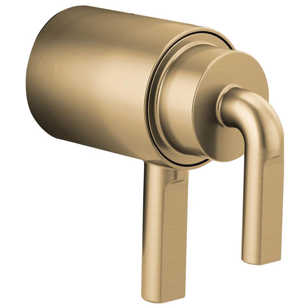 Brizo - Litze TempAssure Thermostatic Valve Trim Notch Lever Handle Kit - Luxe Gold