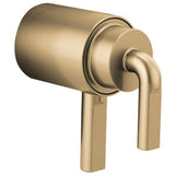 Brizo - Litze TempAssure Thermostatic Valve Trim Notch Lever Handle Kit - Luxe Gold