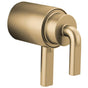 Brizo - Litze TempAssure Thermostatic Valve Trim Notch Lever Handle Kit - Luxe Gold
