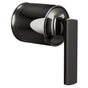 Brizo - Kintsu Pressure Balance Valve Trim Handle Kit - Lever - Brilliance Black Onyx